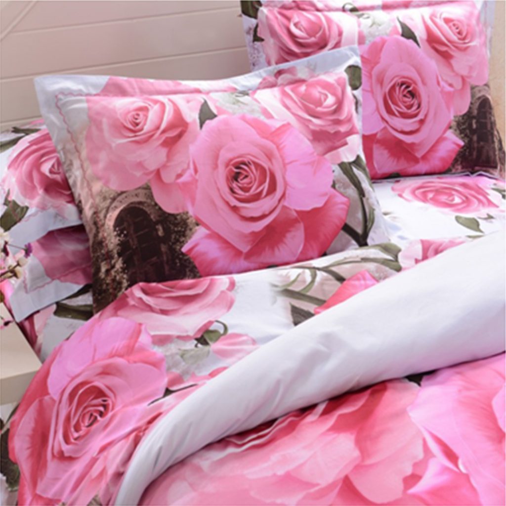 3d Pink Rose Bedding Set Ebeddingsets