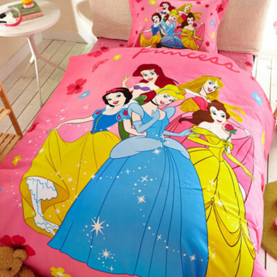 Disney princess queen size bedding best sale