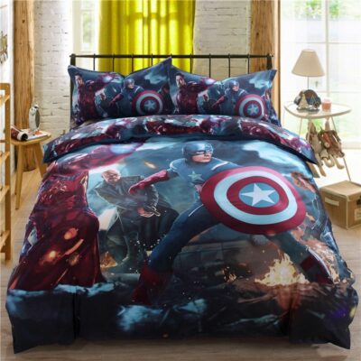 Superhero Bedding Set For Teen Boys Bedroom