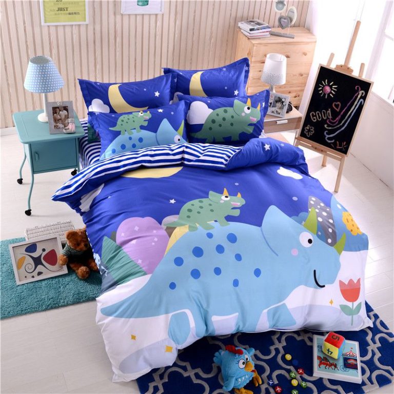 Blue Dinosaur Comforter Set Twin Queen Size SJL | EBeddingSets