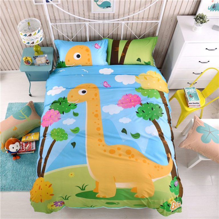 Kids Dinosaur Print Bedding Set Twin Queen Size LL