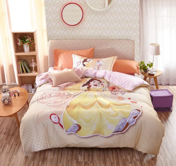 Disney Princess Belle Bedding Set For Kids Girls & Teens