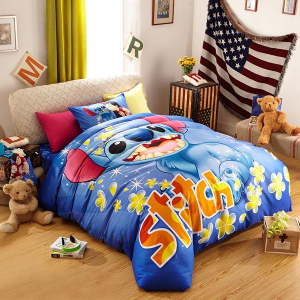 Disney's Lilo & Stitch Fictional Character Bedding Set