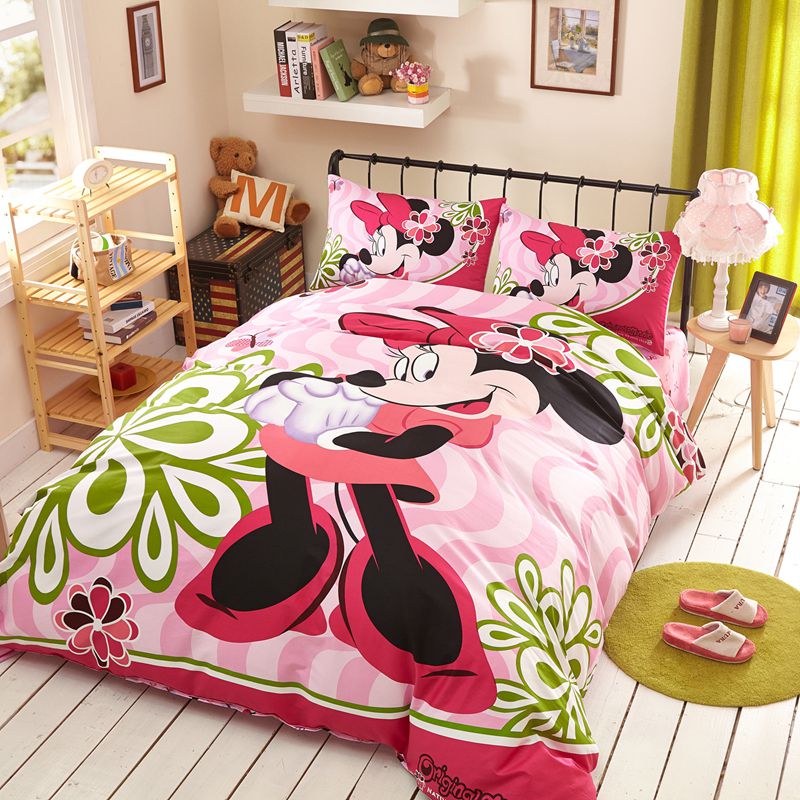 Fantastic Minnie Mouse Bedding Set Twin Queen Size Ebeddingsets