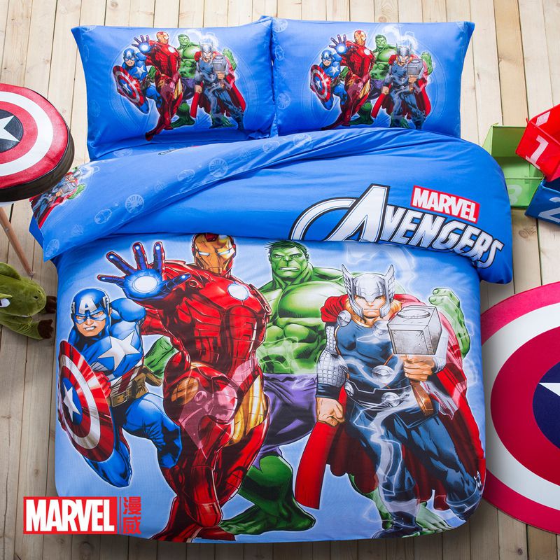 Marvel Avengers Kids Cartoon Bedding Set Ebeddingsets