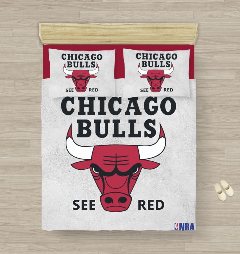 Buy NBA Chicago Bulls Bedding Comforter Set | 50% Off ...