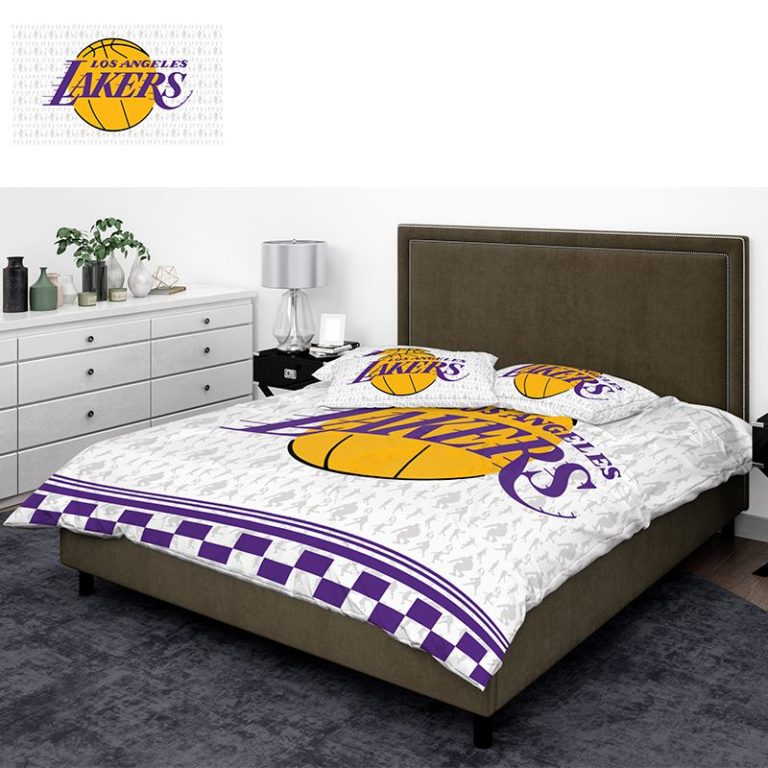 Buy NBA Los Angeles Lakers Bedding Comforter Set |Up To 50% Off - NBA Los Angeles Lakers BeDDing Comforter Set 3 768x768