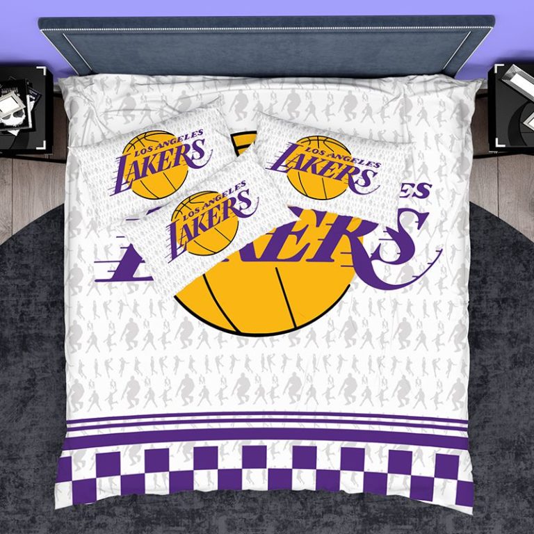 Buy NBA Los Angeles Lakers Bedding Comforter Set |Up To 50% Off - NBA Los Angeles Lakers BeDDing Comforter Set 4 768x768