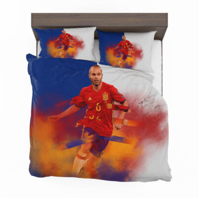 Andres Iniesta Fc Barcelona Bedding Set