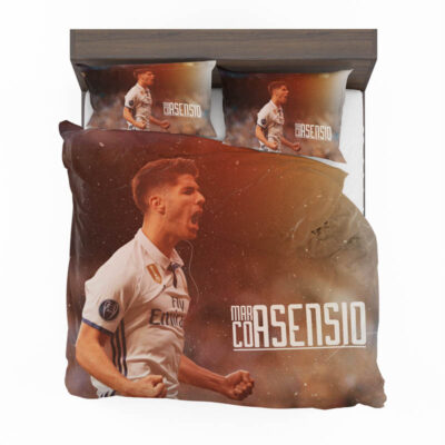 Marco Asensio Read Madrid Spain Footballer Bedding Set