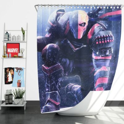 DC Comics Deathstroke Shower Curtain