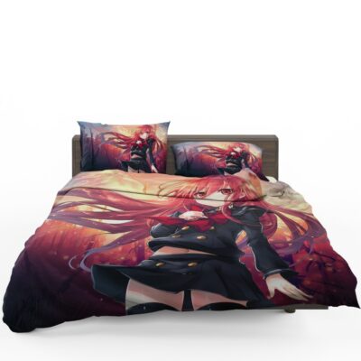 Anime Girl Fire Angel Bedding Set 1