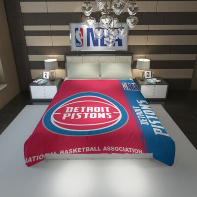 Detroit Pistons NBA Basketball Duvet Cover 1