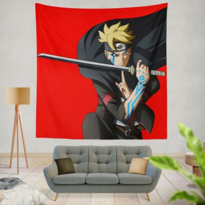 Japanese Anime Boruto Naruto Wall Hanging Tapestry