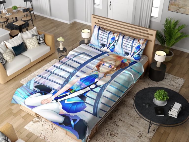 Japanese Anime Girl Bedding Set