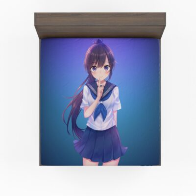 Japanese School Uniform Anime Fitted Sheet