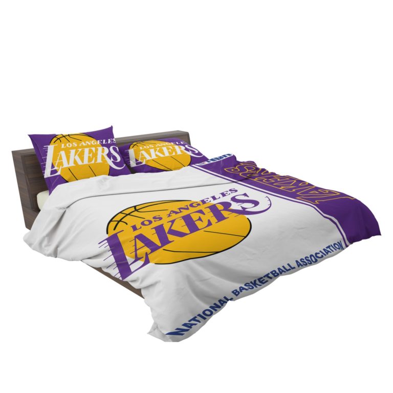 Los Angeles Lakers NBA Basketball Bedding Set - Los Angeles Lakers NBA Basketball BeDDing Set 3 768x768