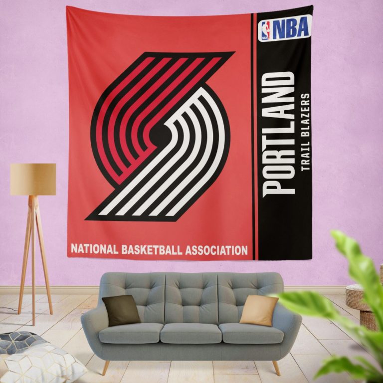 Portland Trail Blazers NBA Basketball Bedroom Window Curtain