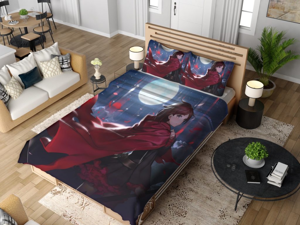 Ruby Rose Rwby Custom Anime Bedding Set
