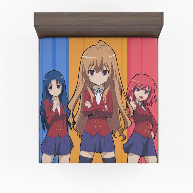 Toradora Japanese Anime Girl Fitted Sheet | EBeddingSets