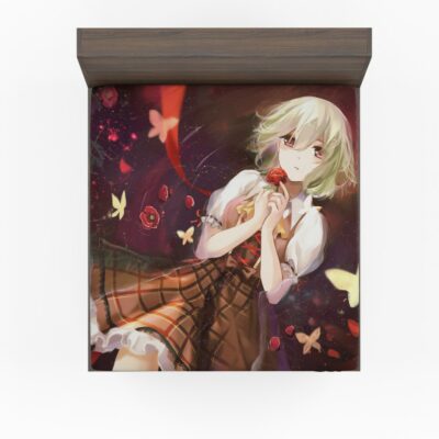 Yuuka Kazami Touhou Japanese Anime Girl Fitted Sheet