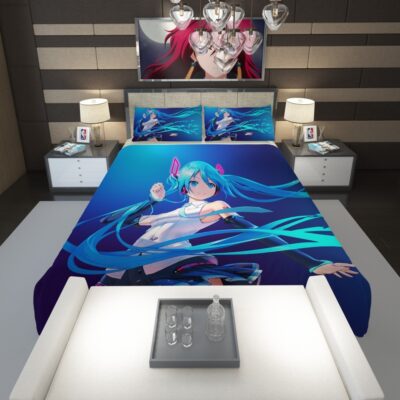 Hatsune Miku Anime Girl Vocaloid Long Hair Comforter 1