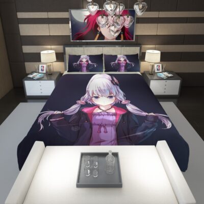 Yuzuki Yukari Vovaloid Anime Girl Comforter 1