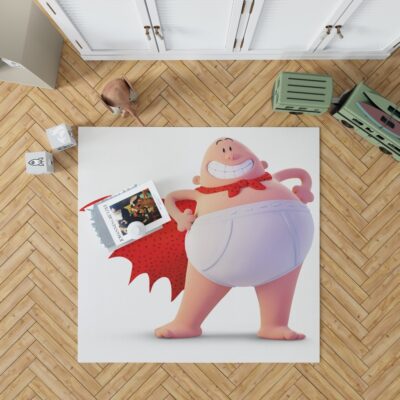 Captain Underpants Dream works Movie Bedroom Living Room Floor Carpet Rug 1