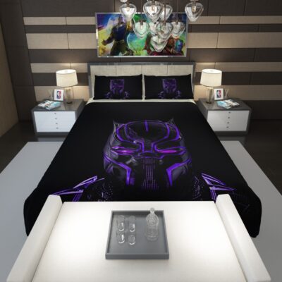 Marvel Black Panther Movie Bedroom Comforter 1