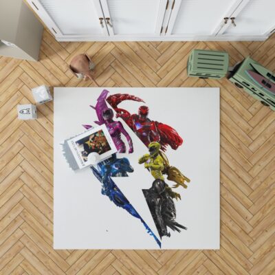 Power Rangers 5 Movie Bedroom Living Room Floor Carpet Rug 1