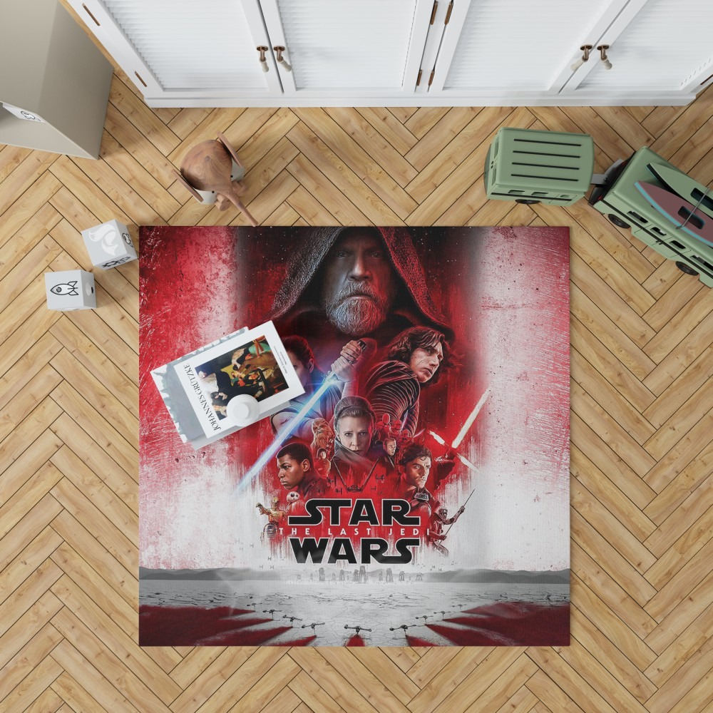 Star Wars The Last Jedi Movie Themed Bedroom Living Room Floor Carpet Rug
