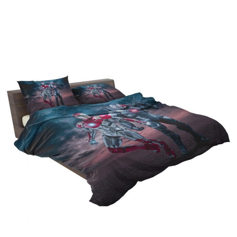 Avengers Age Of Ultron Movie Iron Man War Machine Bedding Set