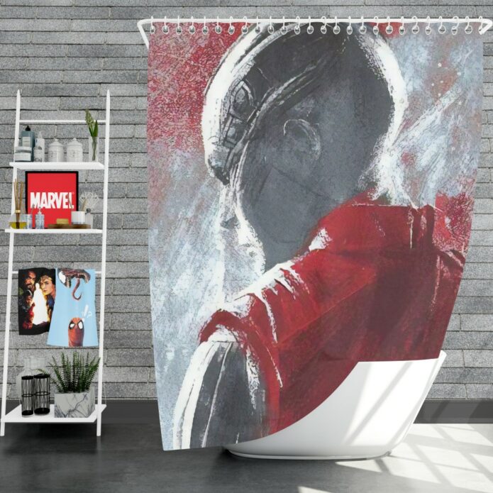 Avengers Endgame Movie Karen Gillan Nebula Marvel Comics Shower Curtain