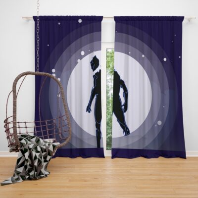 Black Panther Movie Marvel Comics Window Curtain