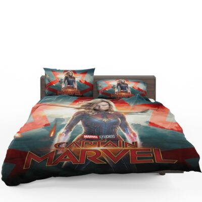 Captain Marvel Movie Brie Larson Marvel Cinematic Universe Bedding Set 1