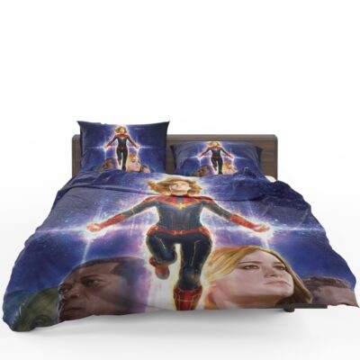 Captain Marvel Movie Brie Larson SHIELD Bedding Set 1