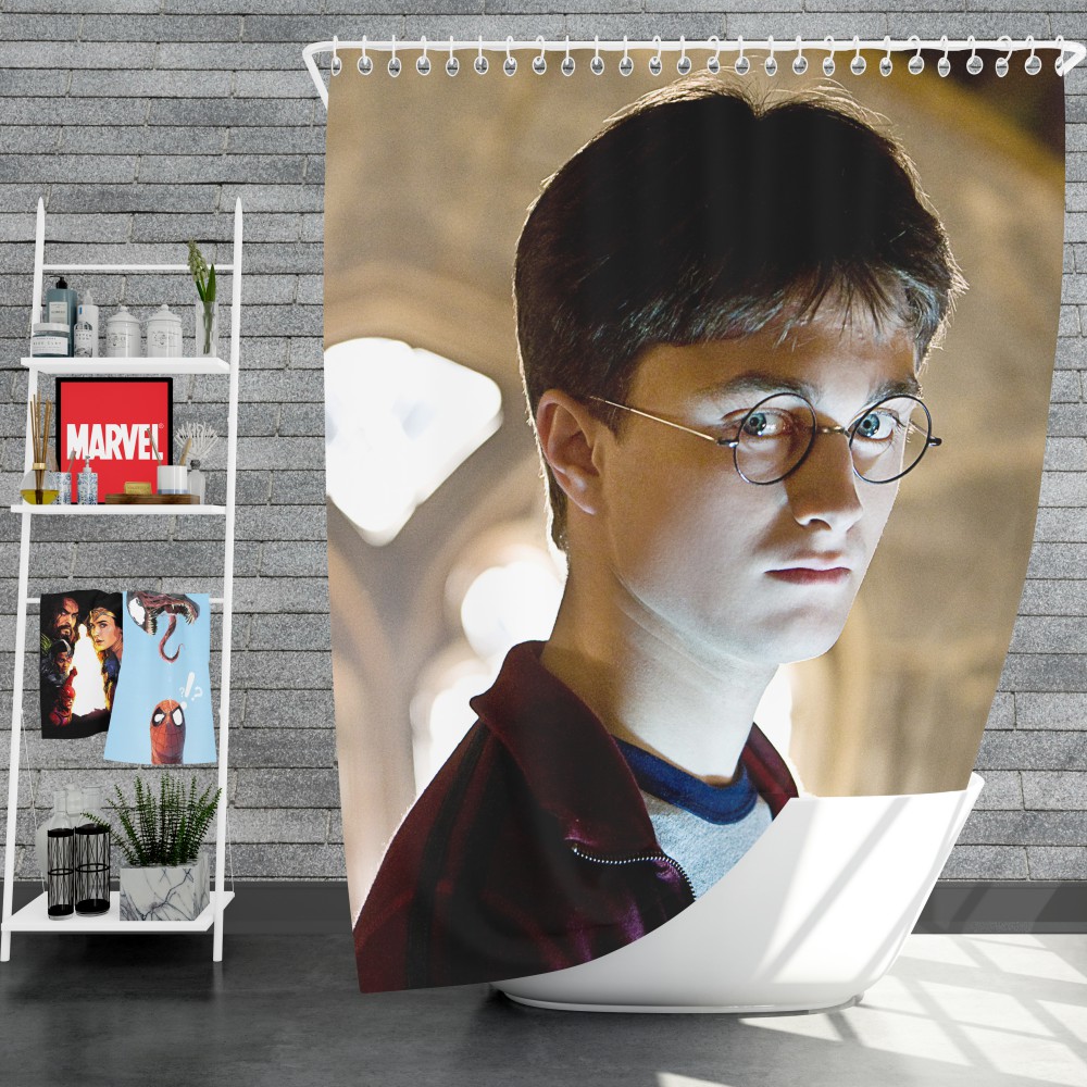 Harry Potter And The Deathly Hallows Shower Curtain