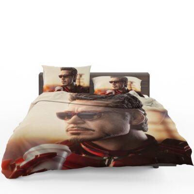 Iron Man Movie Figurine Robert Downey Jr Bedding Set 1