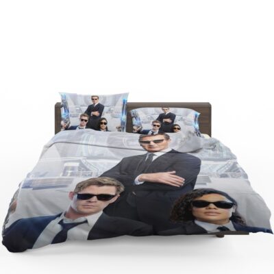 Men in Black International Movie Chris Hemsworth Liam Neeson Tessa Thompson Bedding Set 1