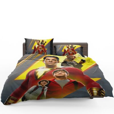 Shazam Movie DC Comics Zachary Levi Mark Strong Bedding Set 1