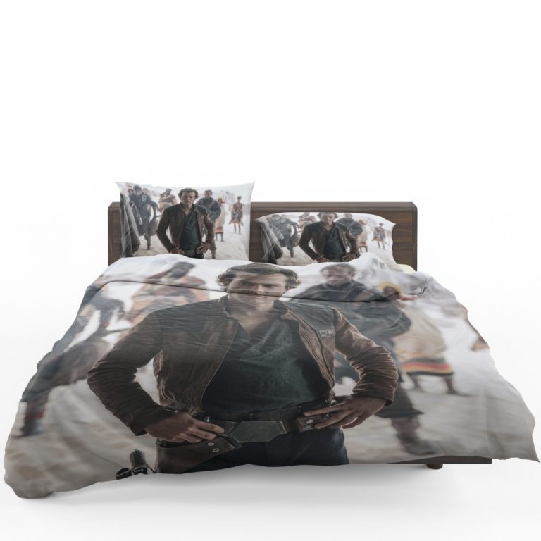 Solo A Star Wars Story Movie Alden Ehrenreich Han Solo Bedding Set