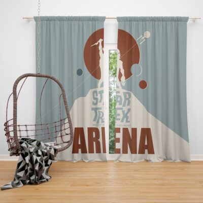 Star Trek The Original Series Arena Episode TV Show Window Curtain