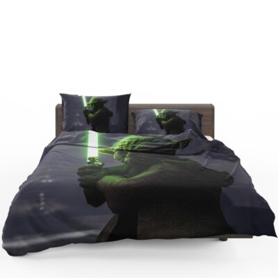 Star Wars Battlefront II 2017 Movie Yoda Bedding Set 1