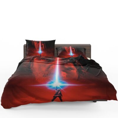 Star Wars The Last Jedi Movie Adam Driver Daisy Ridley Kylo Ren Luke Skywalker Mark Hamill Bedding Set 1