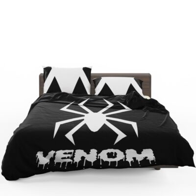 Venom Movie Black Shapes Symbol Venom Bedding Set 1