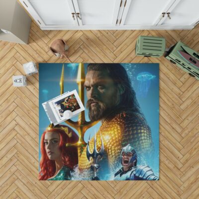 Aquaman Movie Amber Heard Jason Momoa Mera DC Comics Bedroom Living Room Floor Carpet Rug 1