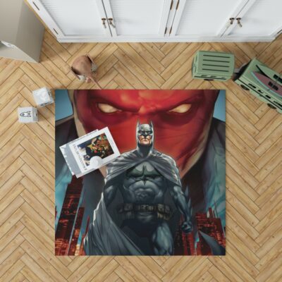 Batman Under the Red Hood Movie Bruce Wayne DC Comics Jason Todd Bedroom Living Room Floor Carpet Rug 1