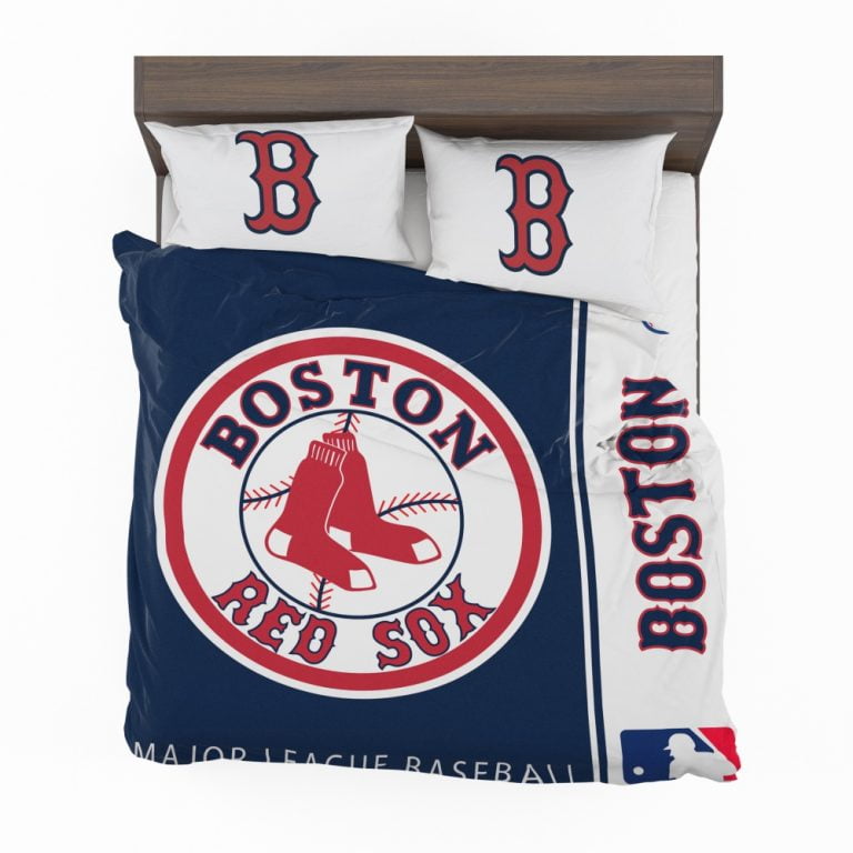 Boston Red Sox MLB Baseball American League Bedding Set - Boston ReD Sox MLB Baseball American League BeDDing Set 2 768x768