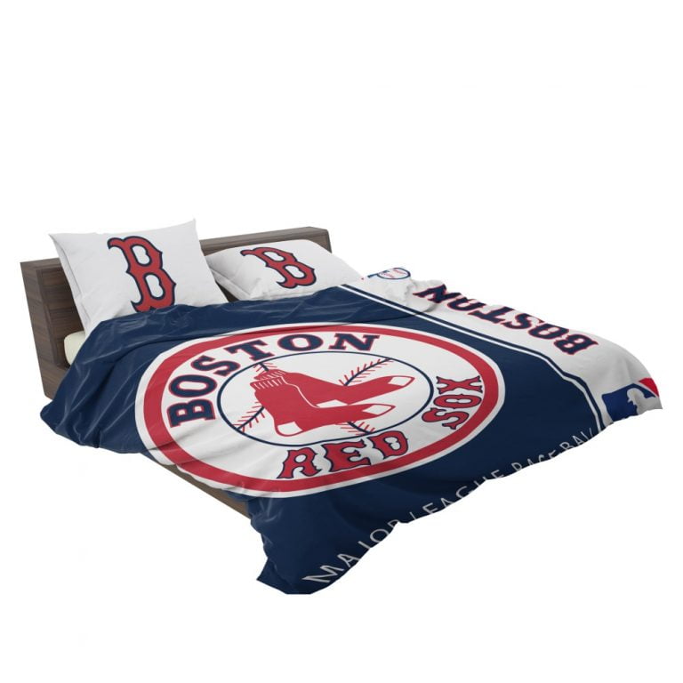 Boston Red Sox MLB Baseball American League Bedding Set - Boston ReD Sox MLB Baseball American League BeDDing Set 3 768x768