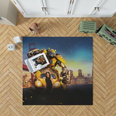 Bumblebee Movie Transformers Hailee Steinfeld Bedroom Living Room Floor Carpet Rug 1